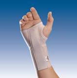 PULSO ELÁSTICO CURTO ABERTO COM TALA FLEXÍVEL PALMAR AMOVÍVEL